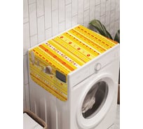 Органайзер для хранения Ambesonne "Течение сюрпризов" на стиральную машину, 45x120 см, cwm_32241