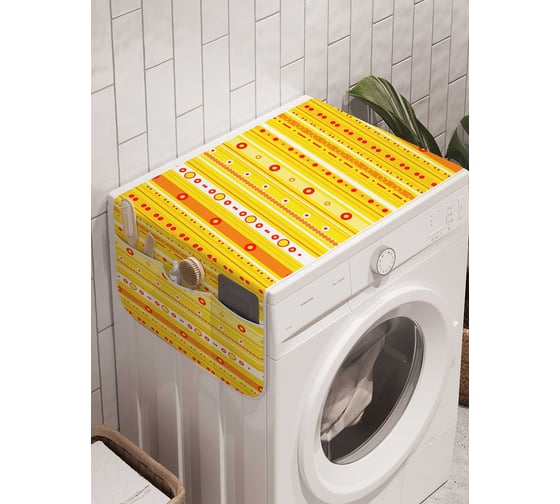 Органайзер для хранения Ambesonne "Течение сюрпризов" на стиральную машину, 45x120 см, cwm_32241 1