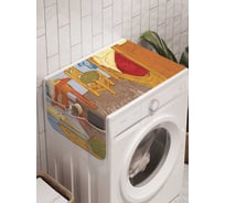 Органайзер для хранения Ambesonne "Комната Ван Гога в Арле" на стиральную машину, 45x120 см, cwm_7595