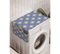 Органайзер для хранения Ambesonne "Цветочная электрика" на стиральную машину, 45x120 см, cwm_30709