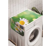 Органайзер для хранения Ambesonne "Милые ромашки" на стиральную машину, 45x120 см, cwm_30348