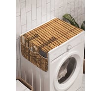 Органайзер для хранения Ambesonne "Храм на бамбуке" на стиральную машину, 45x120 см, cwm_4730