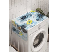 Органайзер для хранения Ambesonne "Цветы доброты" на стиральную машину, 45x120 см, cwm_9125