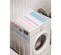 Органайзер для хранения Ambesonne "Полосатый холод" на стиральную машину, 45x120 см, cwm_31552