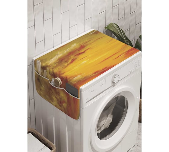 Органайзер для хранения Ambesonne "Небесные рисунки" на стиральную машину, 45x120 см, cwm_9285 1