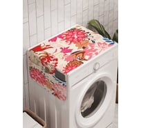 Органайзер для хранения Ambesonne "Цветочная вера" на стиральную машину, 45x120 см, cwm_31200