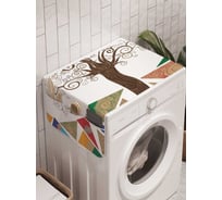 Органайзер для хранения Ambesonne "Осколочное дерево" на стиральную машину, 45x120 см, cwm_3426