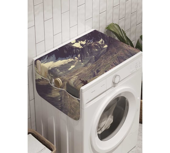 Органайзер для хранения Ambesonne "Направление к горам" на стиральную машину, 45x120 см, cwm_8985 1