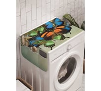 Органайзер для хранения Ambesonne "Полет на бабочках" на стиральную машину, 45x120 см, cwm_3542