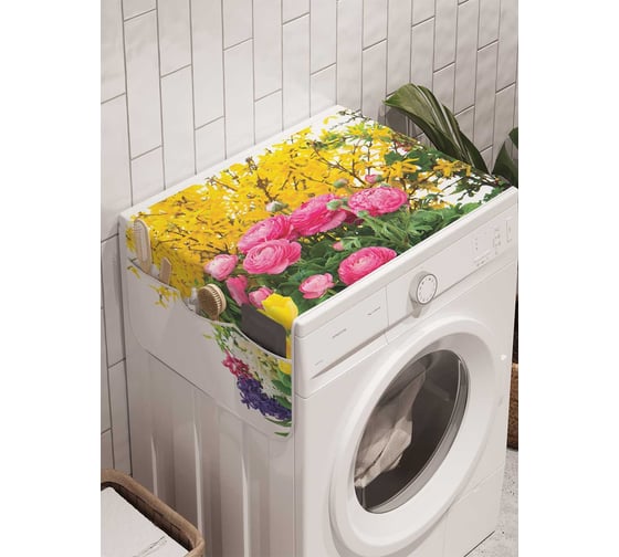 Органайзер для хранения Ambesonne "Пасхальный набор" на стиральную машину, 45x120 см, cwm_7384 1