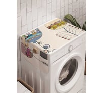 Органайзер для хранения Ambesonne "Щебетание птичек" на стиральную машину, 45x120 см, cwm_32746