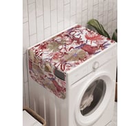 Органайзер для хранения Ambesonne "Цветочный беспорядок" на стиральную машину, 45x120 см, cwm_3784