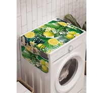 Органайзер для хранения Ambesonne "Лимоны и тропики" на стиральную машину, 45x120 см, cwm_31935