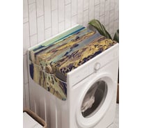 Органайзер для хранения Ambesonne "Болотистый берег" на стиральную машину, 45x120 см, cwm_3442