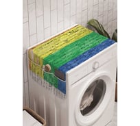 Органайзер для хранения Ambesonne "Уличная радуга" на стиральную машину, 45x120 см, cwm_5146