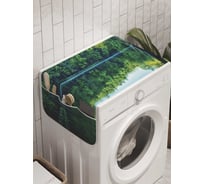 Органайзер для хранения Ambesonne "Лестница в реку" на стиральную машину, 45x120 см, cwm_9530