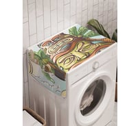 Органайзер для хранения Ambesonne "Злобная фигура" на стиральную машину, 45x120 см, cwm_3504