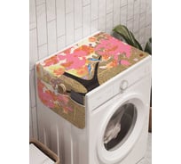 Органайзер для хранения Ambesonne "Пятнистый текст" на стиральную машину, 45x120 см, cwm_3880