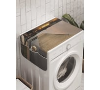 Органайзер для хранения Ambesonne "Деревянный мост" на стиральную машину, 45x120 см, cwm_9159