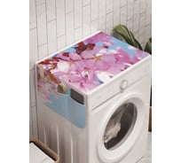 Органайзер для хранения Ambesonne "Розовая сакура" на стиральную машину, 45x120 см, cwm_31347