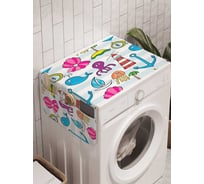 Органайзер для хранения Ambesonne "Приключения у маяка" на стиральную машину, 45x120 см, cwm_9512