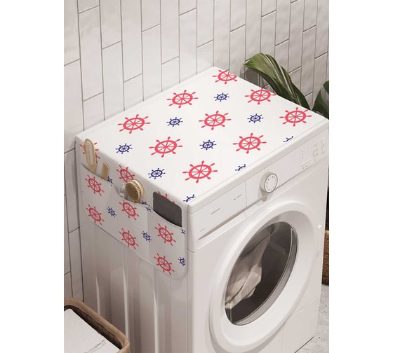 Органайзер для хранения Ambesonne "Вселенная штурвалов" на стиральную машину, 45x120 см, cwm_9830 1