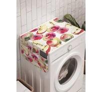 Органайзер для хранения Ambesonne "Живописные яблоки" на стиральную машину, 45x120 см, cwm_52734