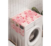 Органайзер для хранения Ambesonne "Цветочные колеса" на стиральную машину, 45x120 см, cwm_31237