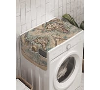 Органайзер для хранения Ambesonne "Древняя карта" на стиральную машину, 45x120 см, cwm_9045