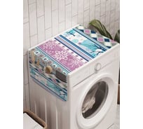 Органайзер для хранения Ambesonne "Текстурное окно" на стиральную машину, 45x120 см, cwm_32193