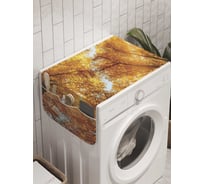 Органайзер для хранения Ambesonne "Солнечные ветки" на стиральную машину, 45x120 см, cwm_8943