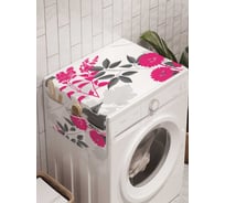 Органайзер для хранения Ambesonne "Цветочные думы" на стиральную машину, 45x120 см, cwm_3992