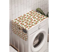 Органайзер для хранения Ambesonne "Маленькие авокадо" на стиральную машину, 45x120 см, cwm_71731