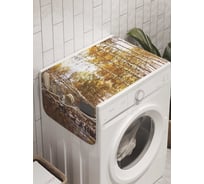 Органайзер для хранения Ambesonne "Березовое болото" на стиральную машину, 45x120 см, cwm_8921