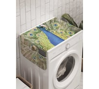 Органайзер для хранения Ambesonne "Величие павлина" на стиральную машину, 45x120 см, cwm_8837