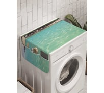 Органайзер для хранения Ambesonne "Остров в море" на стиральную машину, 45x120 см, cwm_9567