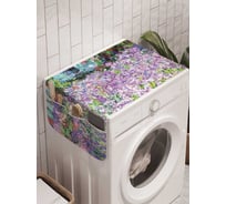 Органайзер для хранения Ambesonne "Сад художника" на стиральную машину, 45x120 см, cwm_6054