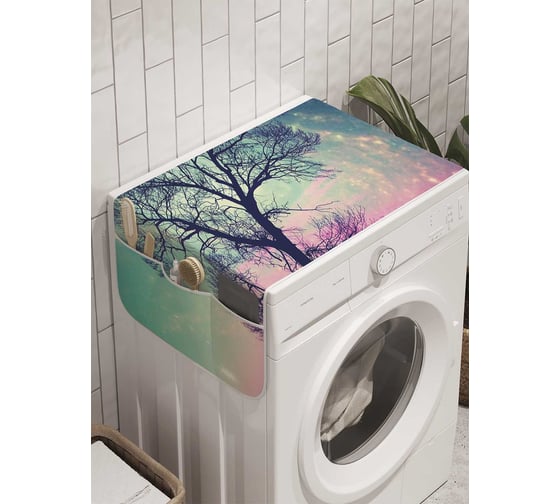 Органайзер для хранения Ambesonne "Древо космоса" на стиральную машину, 45x120 см, cwm_8986 1