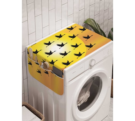 Органайзер для хранения Ambesonne "Полет сердца" на стиральную машину, 45x120 см, cwm_3405