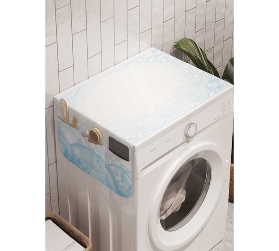 Органайзер для хранения Ambesonne "Синий пузырчатый тоннель" на стиральную машину, 45x120 см, cwm_9532 1