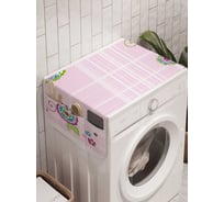 Органайзер для хранения Ambesonne "Цветочное полотно" на стиральную машину, 45x120 см, cwm_31173