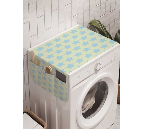 Органайзер для хранения Ambesonne "Звездная дань" на стиральную машину, 45x120 см, cwm_30588 1