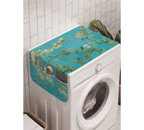 Органайзер для хранения Ambesonne "Ветви с миндальным цветком" на стиральную машину, 45x120 см, cwm_6050