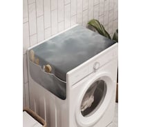 Органайзер для хранения Ambesonne "Облачная луна" на стиральную машину, 45x120 см, cwm_3864