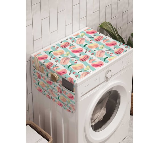 Органайзер для хранения Ambesonne "Сладкий мир" на стиральную машину, 45x120 см, cwm_32036 1
