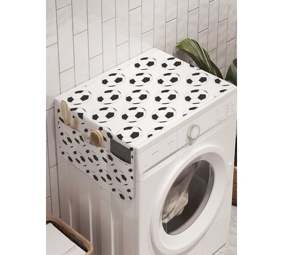 Органайзер для хранения Ambesonne "Футбольный дождь" на стиральную машину, 45x120 см, cwm_3878 1