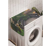 Органайзер для хранения Ambesonne "Лесной стиль" на стиральную машину, 45x120 см, cwm_9531