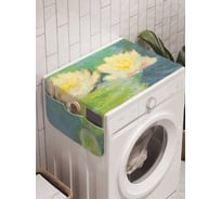 Органайзер для хранения Ambesonne "Водяные лилии" на стиральную машину, 45x120 см, cwm_6877