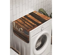 Органайзер для хранения Ambesonne "Аллея неизвестности" на стиральную машину, 45x120 см, cwm_8923