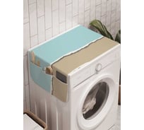 Органайзер для хранения Ambesonne "Бумажный винтаж" на стиральную машину, 45x120 см, cwm_34038